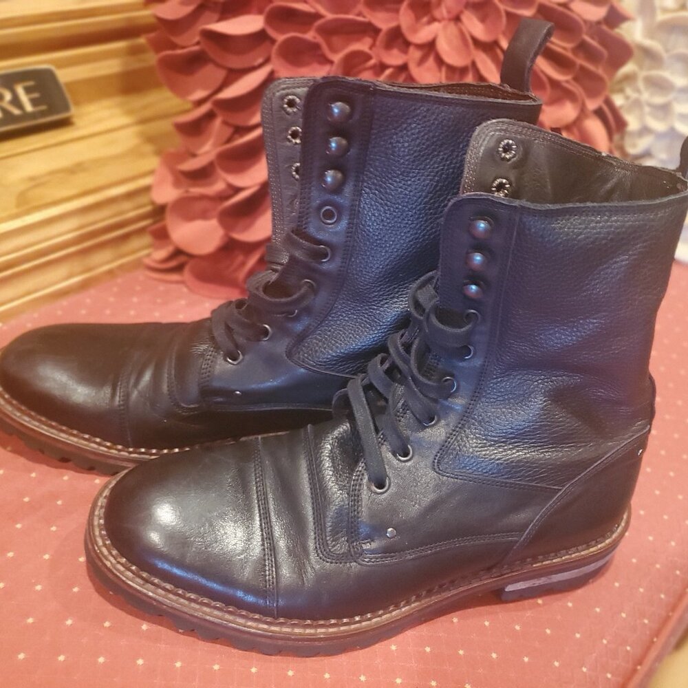 Monte Rosso Men's Black Boots